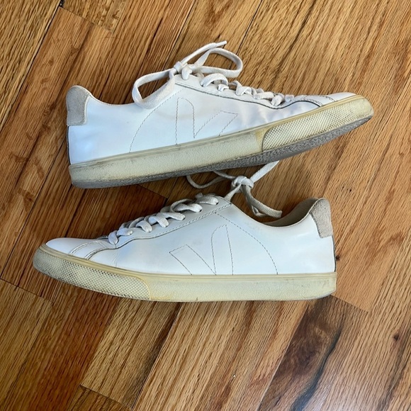 VEJA campo white sneaker size 9 - Picture 1 of 6